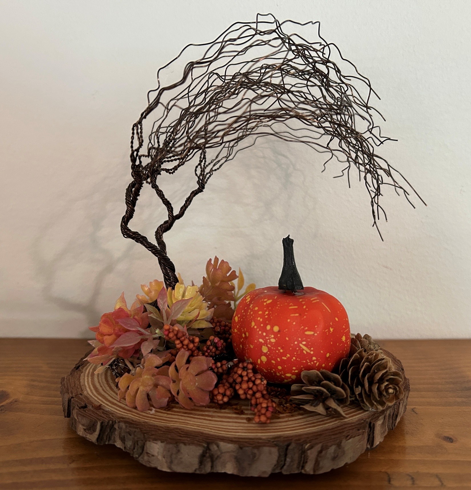 Class: Autumn Wire Tree Sculpture