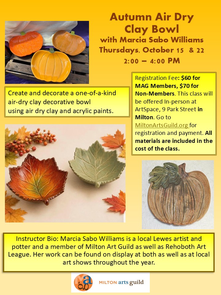Class: Autumn Clay Bowl - Image 4