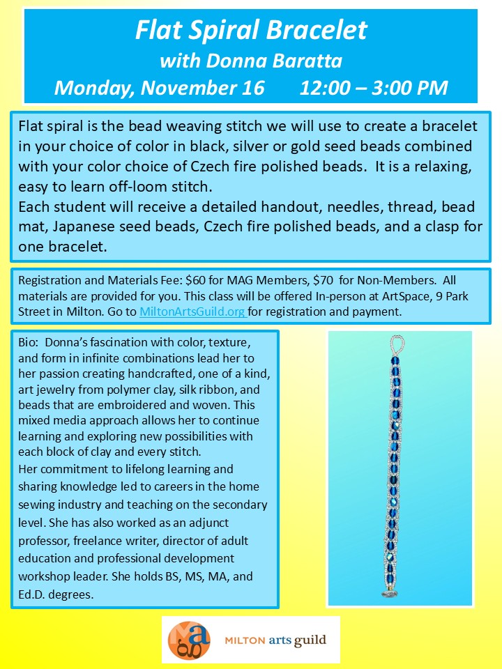 Class: Flat Spiral Bracelet - Image 2