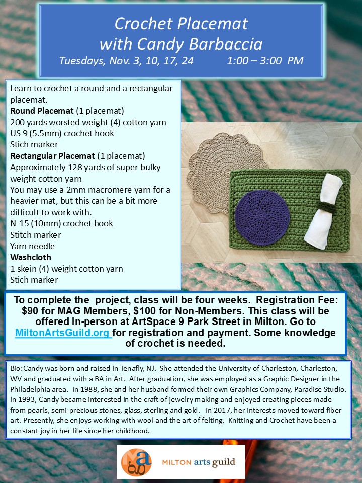 Class: Crochet Placemats - Image 2