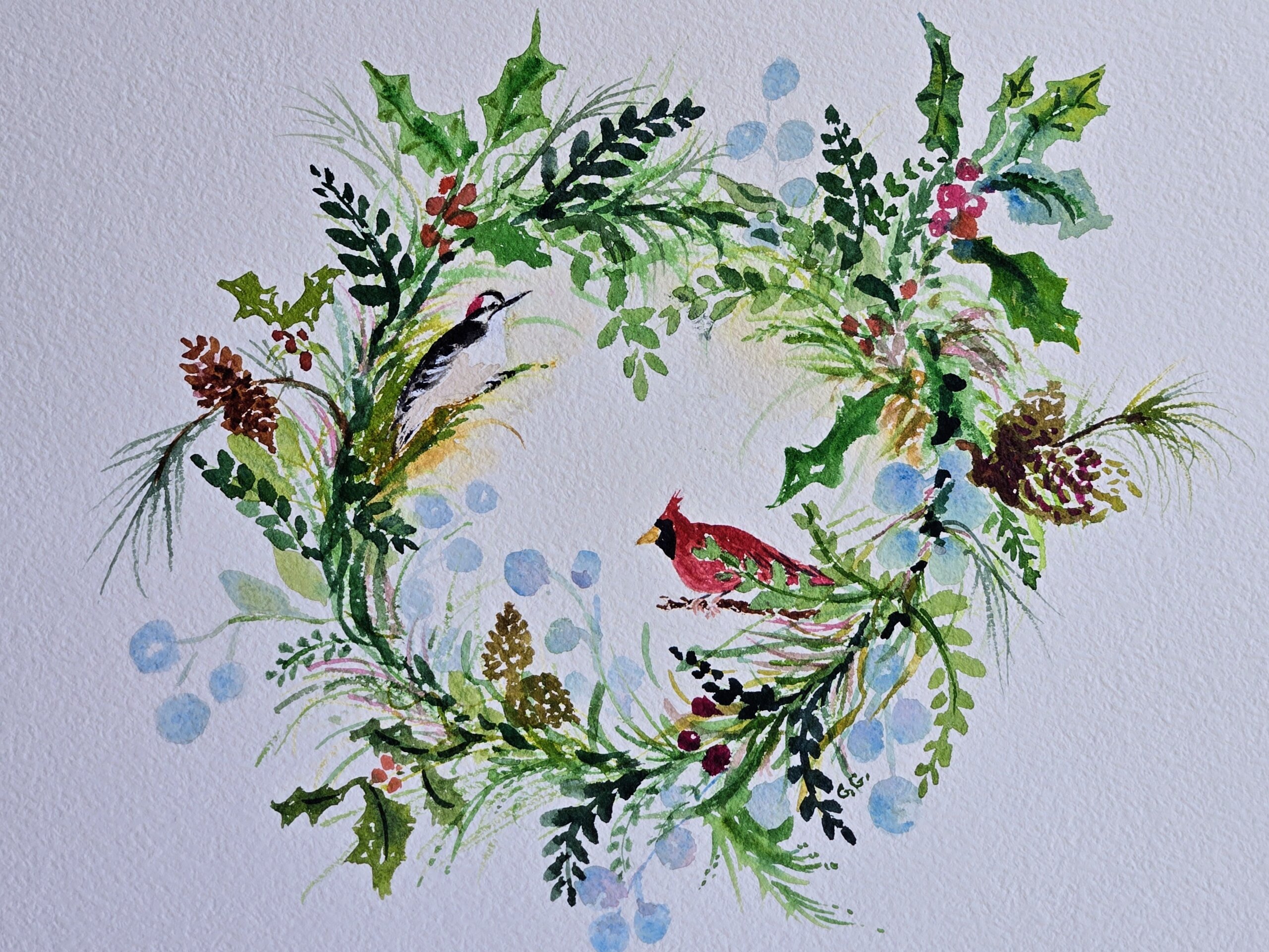 Class: Watercolor Holiday Cards